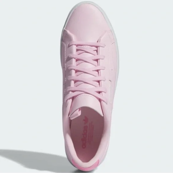 WOMEN’S ADIDAS SLEEK PINK-PINK SNEAKERS SIZE 6.5 - Picture 2 of 3